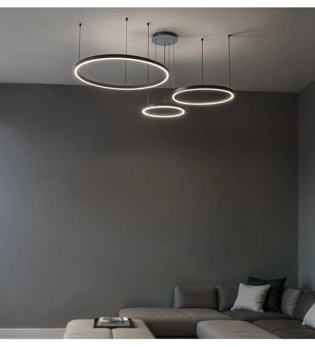 Lampa wisząca MONZA AZ134 145 cm czarna