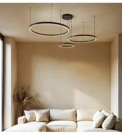 Lampa wisząca MONZA AZ134 145 cm czarna