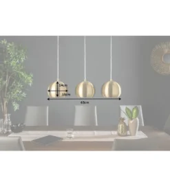 Lampa wisząca Mystic GOLDEN BALL złota