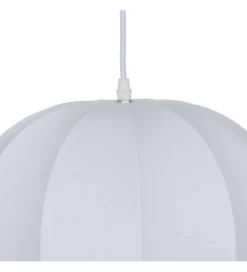 Lampa wisząca NERAZMAI 33 cm biała