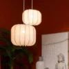 Lampa wisząca NERAZMAI 31 cm biała