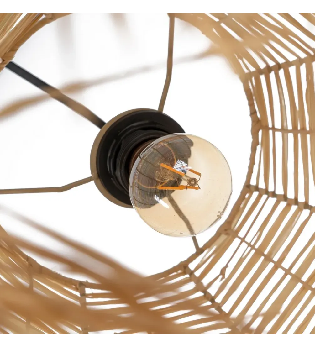 Lampa wisząca NERTUMI 49 cm naturalna