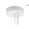 Lampa wisząca NEST 50 cm biała