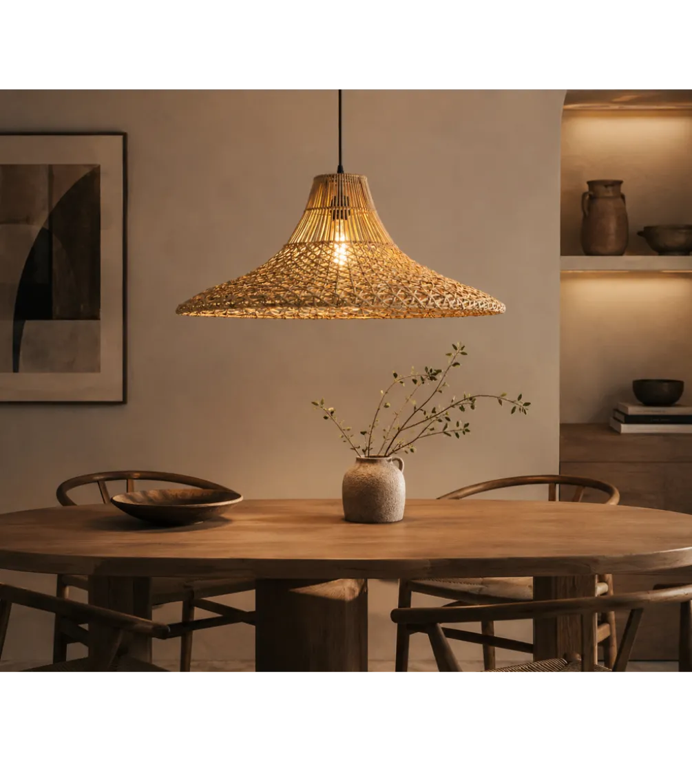 Lampa wisząca ORANJESTAD 80 cm naturalna