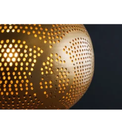 Lampa wisząca ORIENT LIVING 50 cm ze złotym dekorem