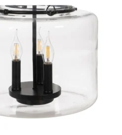 Lampa wisząca ORO 72 cm czarna