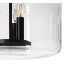 Lampa wisząca ORO 72 cm czarna