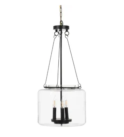 Lampa wisząca ORO 72 cm czarna