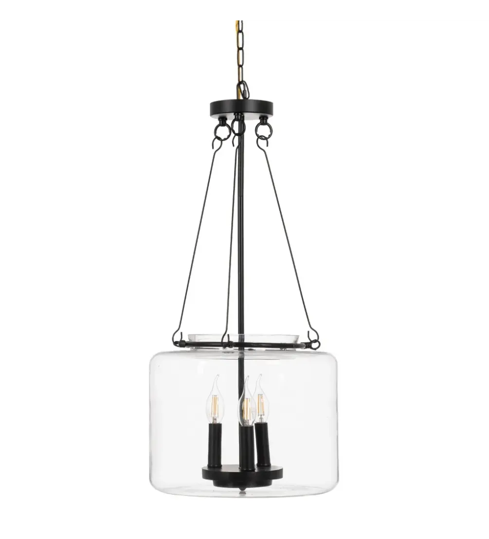 Lampa wisząca ORO 72 cm czarna