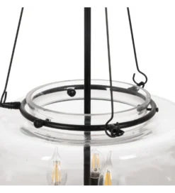 Lampa wisząca ORO 72 cm czarna