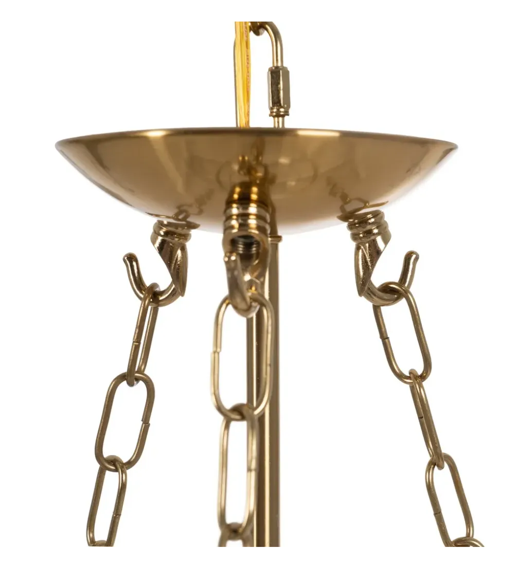 Lampa wisząca ORO 28 cm złota