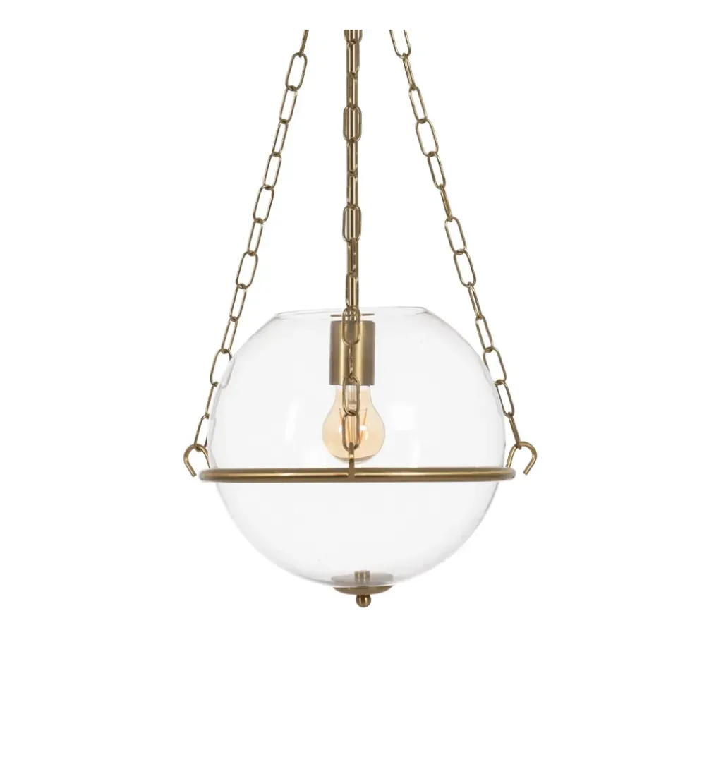 Lampa wisząca ORO 28 cm złota