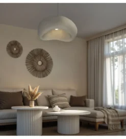 Lampa wisząca OSTIA 30 cm biała