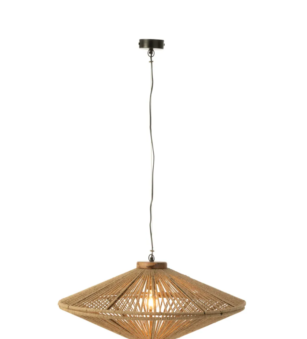 Lampa wisząca OVNI 77 cm naturalne