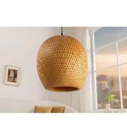 Lampa wisząca PAVO Nest 35 cm bambus