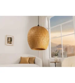Lampa wisząca PAVO Nest 35 cm bambus