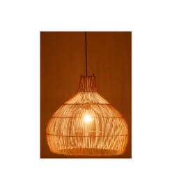Lampa wisząca Pear 80 cm naturalna