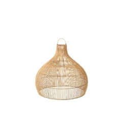 Lampa wisząca Pear 80 cm naturalna