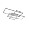 Lampa wisząca PLAFON LED RING 80 cm szara