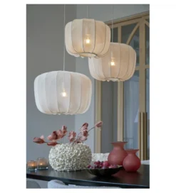 Lampa wisząca PLUMERIA 60 cm piaskowa