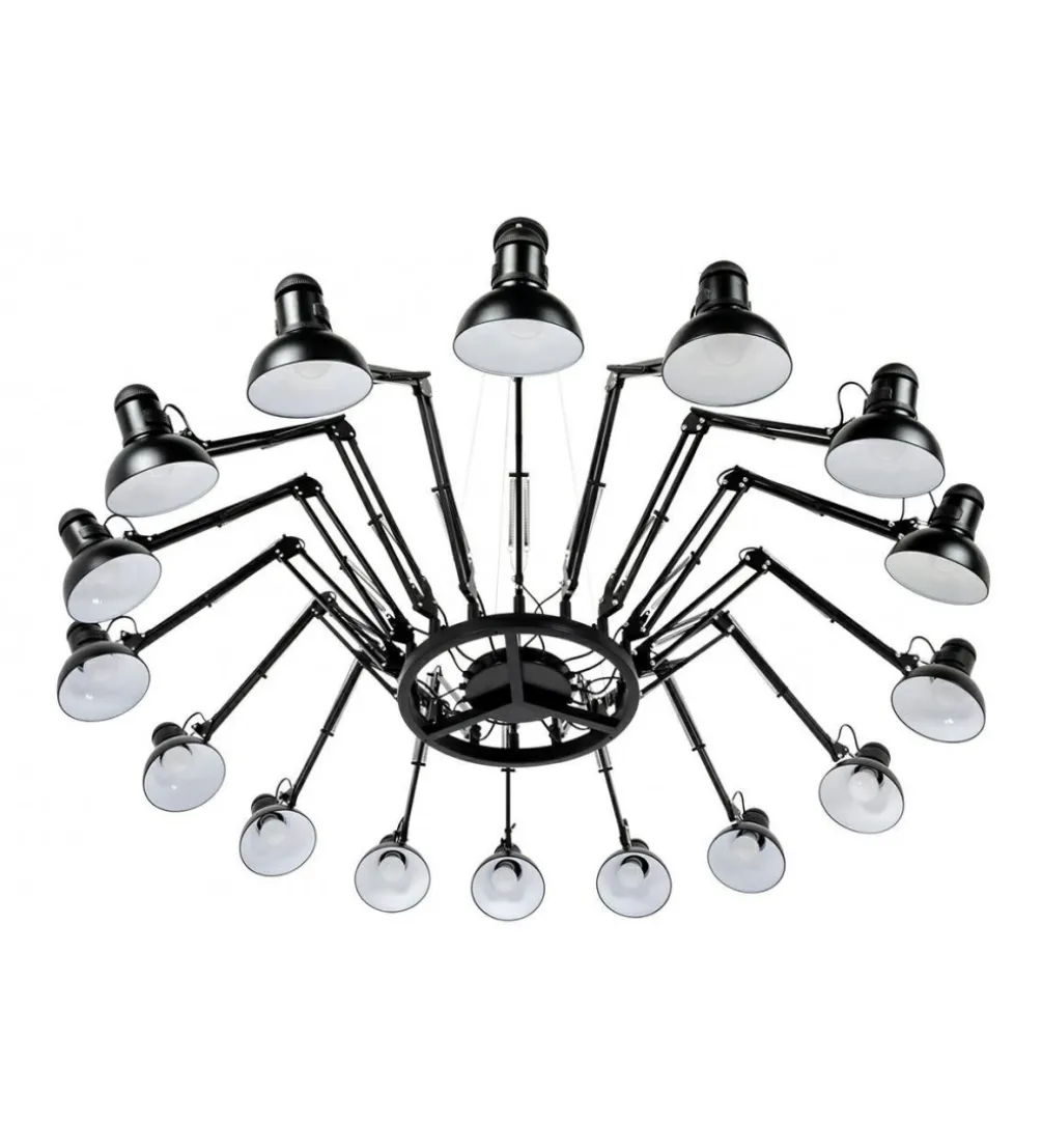 Lampa wisząca RAGNO 16 czarna