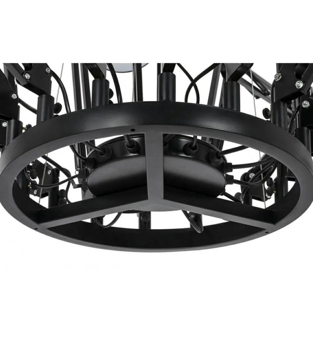 Lampa wisząca RAGNO 16 czarna