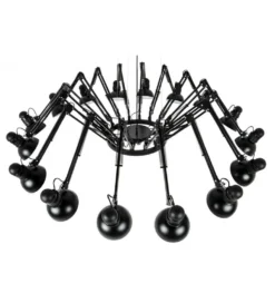 Lampa wisząca RAGNO 16 czarna
