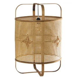 Lampa wisząca RATATAD 43 cm rattan