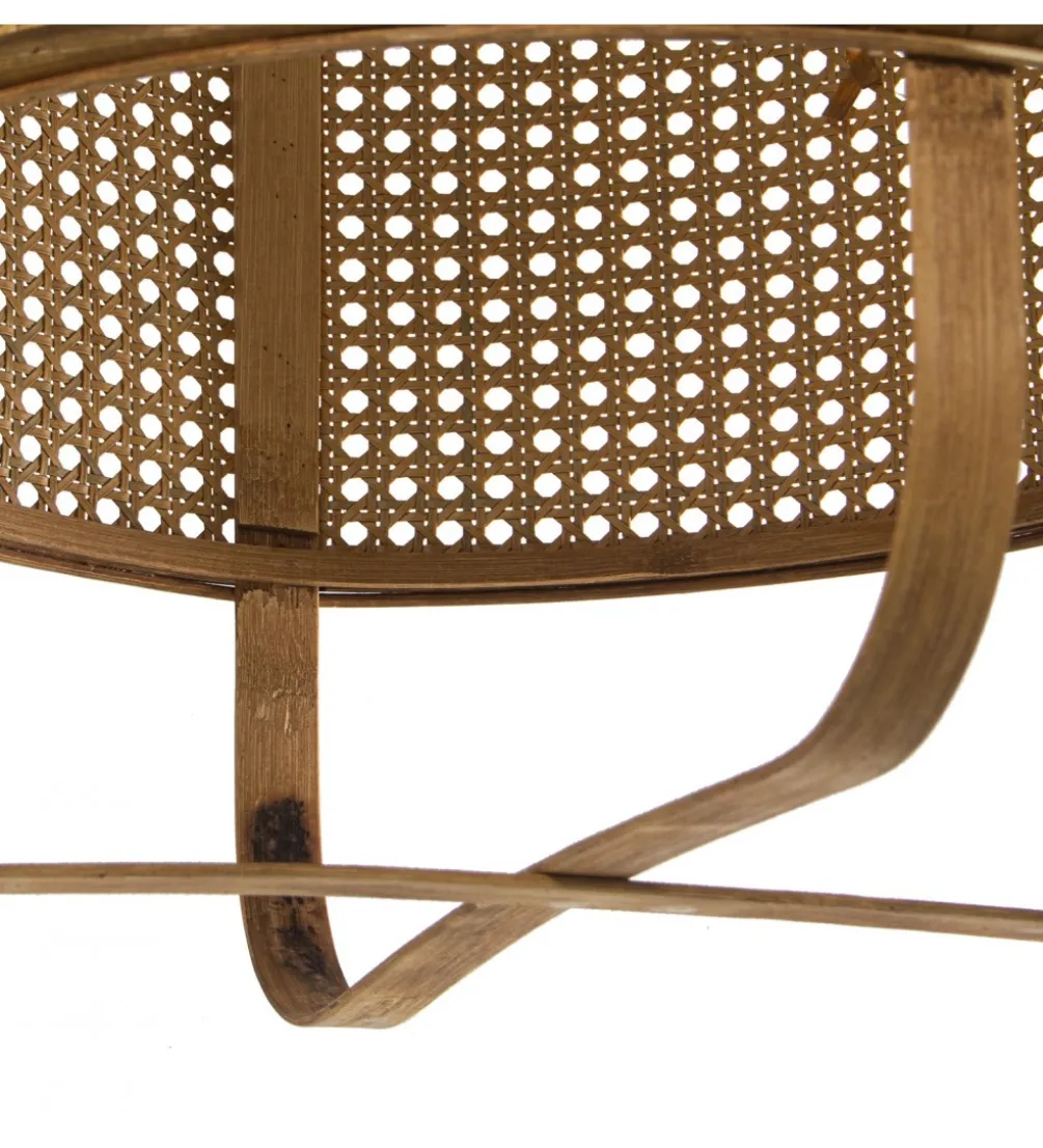 Lampa wisząca RATATAD 43 cm rattan