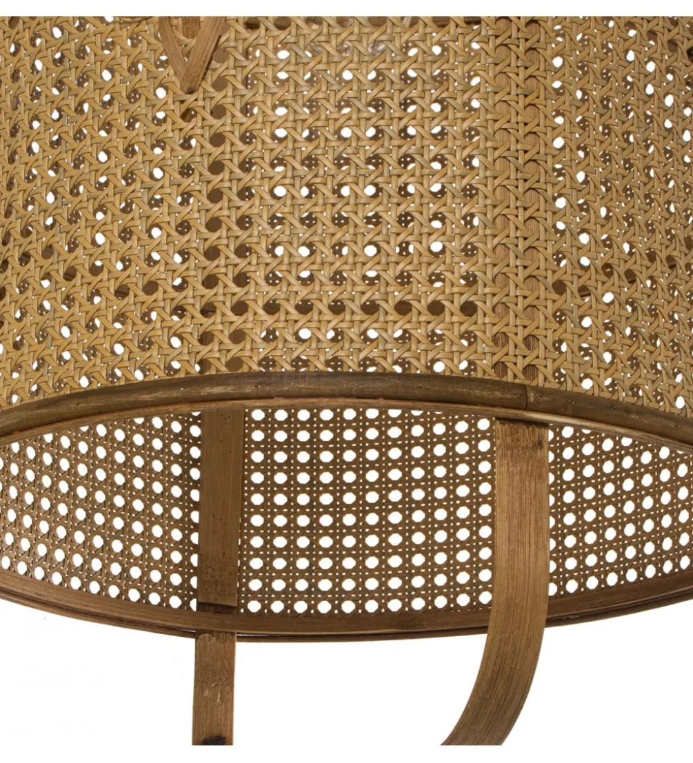 Lampa wisząca RATATAD 43 cm rattan