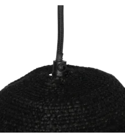 Lampa wisząca REHANELA 50 cm czarna