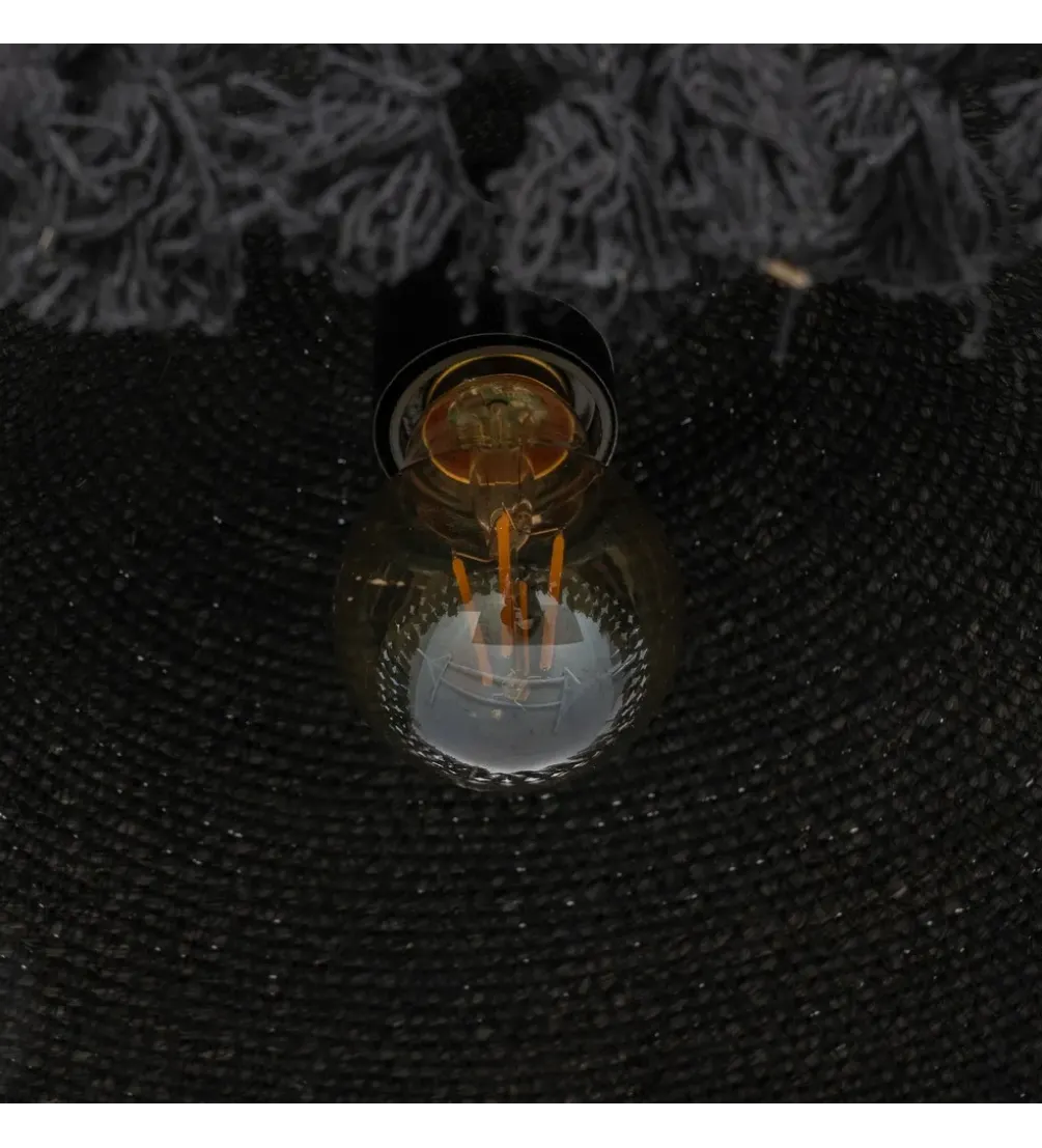 Lampa wisząca REHANELA 50 cm czarna