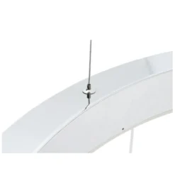 Lampa wisząca RING 100 cm srebrna