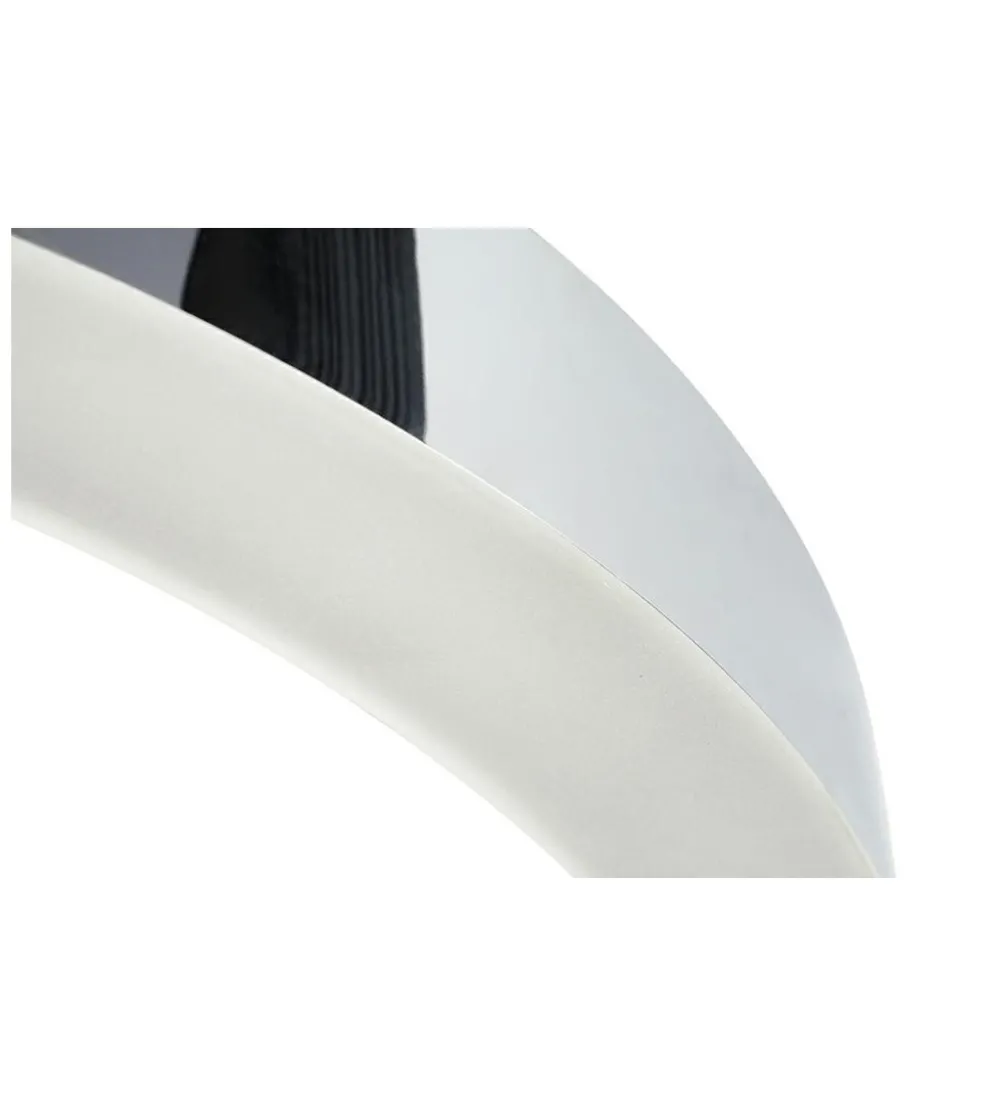 Lampa wisząca RING 60 cm srebrna