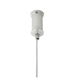 Lampa wisząca RING 60 cm srebrna