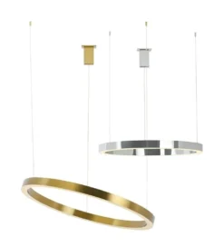 Lampa wisząca RING 100 cm złota