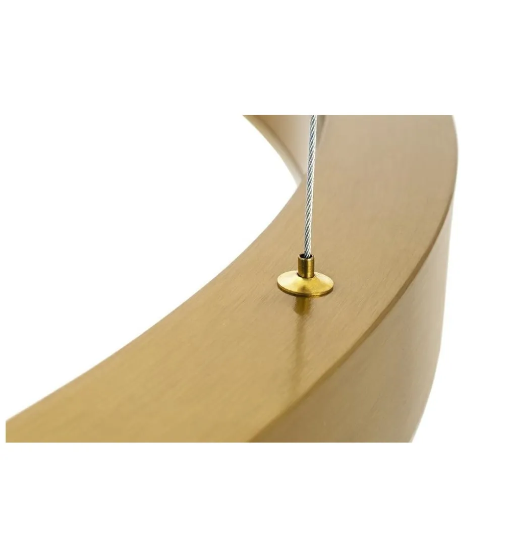 Lampa wisząca RING 60 cm złota