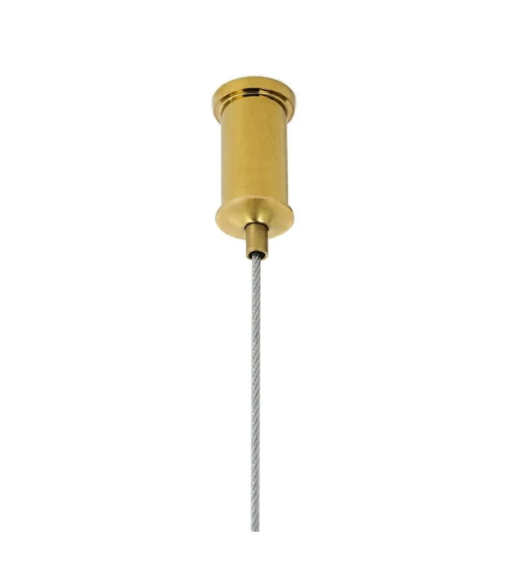 Lampa wisząca RING 60 cm złota