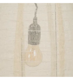 Lampa wisząca RITAMNA 60 cm beżowa