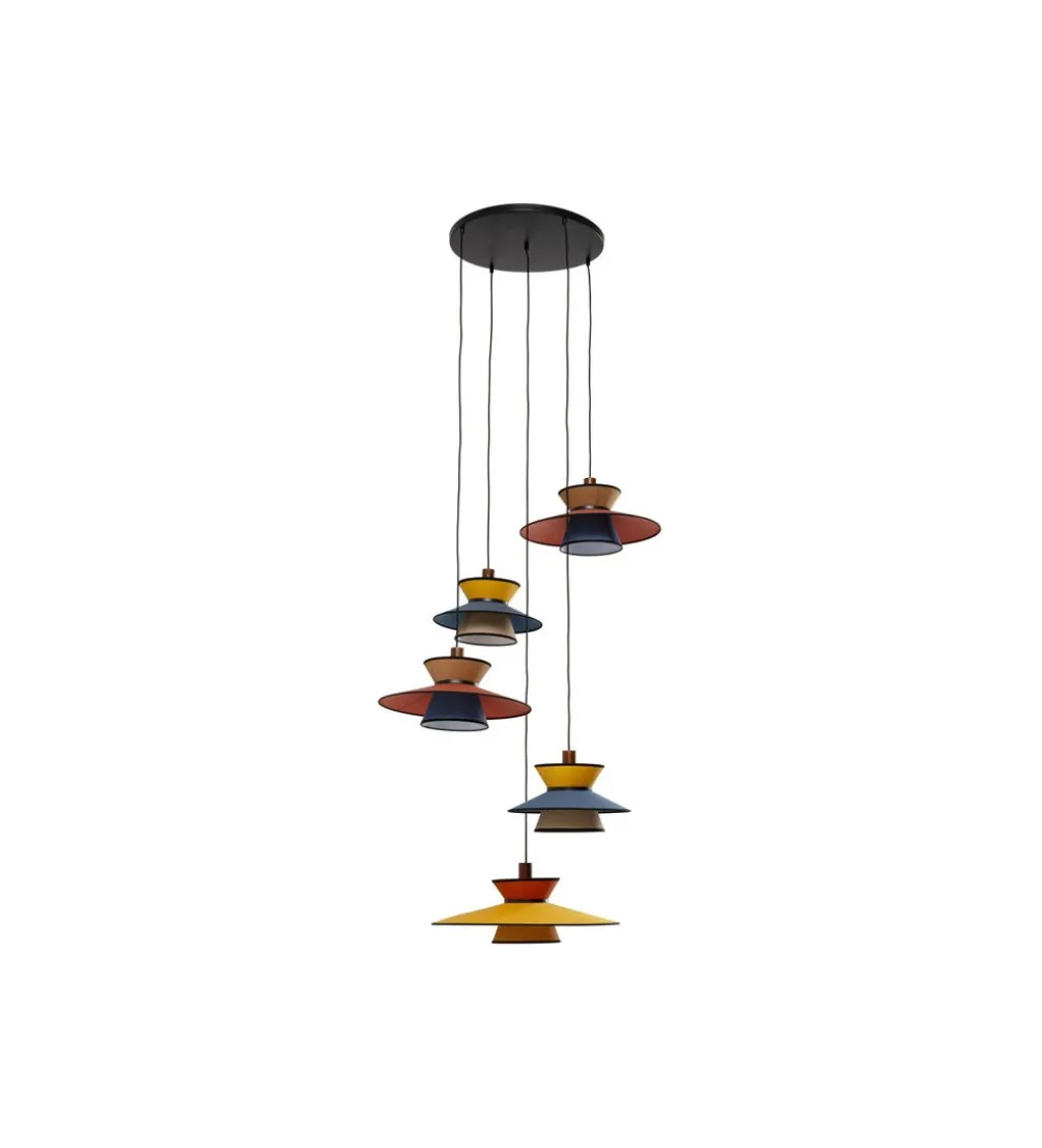Lampa wisząca RIVA 87 cm wielokolorwy