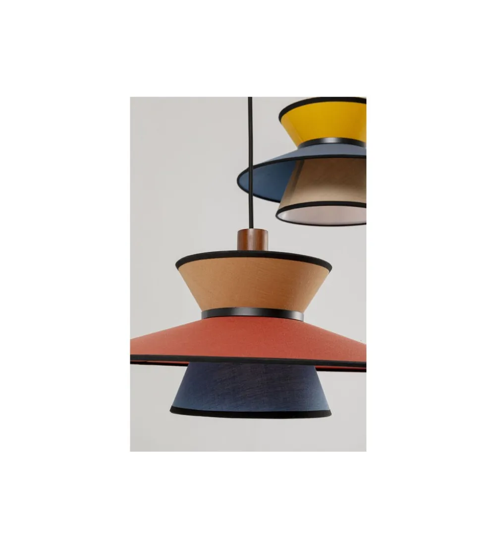Lampa wisząca RIVA 87 cm wielokolorwy