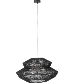 Lampa wisząca ROPEAN 33 cm czarna