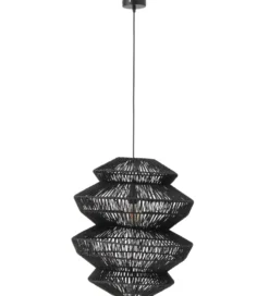 Lampa wisząca ROPEAN 57 cm czarna