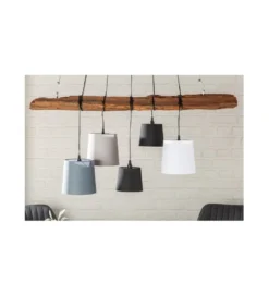 Lampa wisząca Saint-Louis 115 cm drewno driftowe