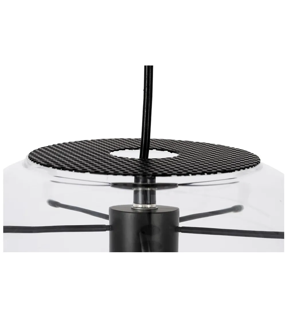 Lampa wisząca SANDRA 40 cm trasnparentny