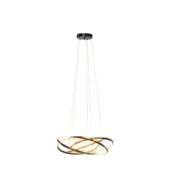 Lampa wisząca SATURN 72 cm czarna