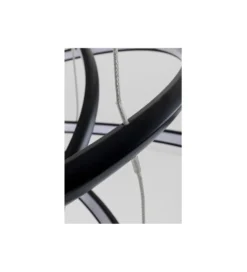 Lampa wisząca SATURN 72 cm czarna
