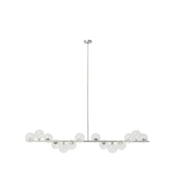 Lampa Wisząca Scala Balls Brass 155 Cm srebrna