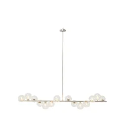 Lampa Wisząca Scala Balls Brass 155 Cm srebrna