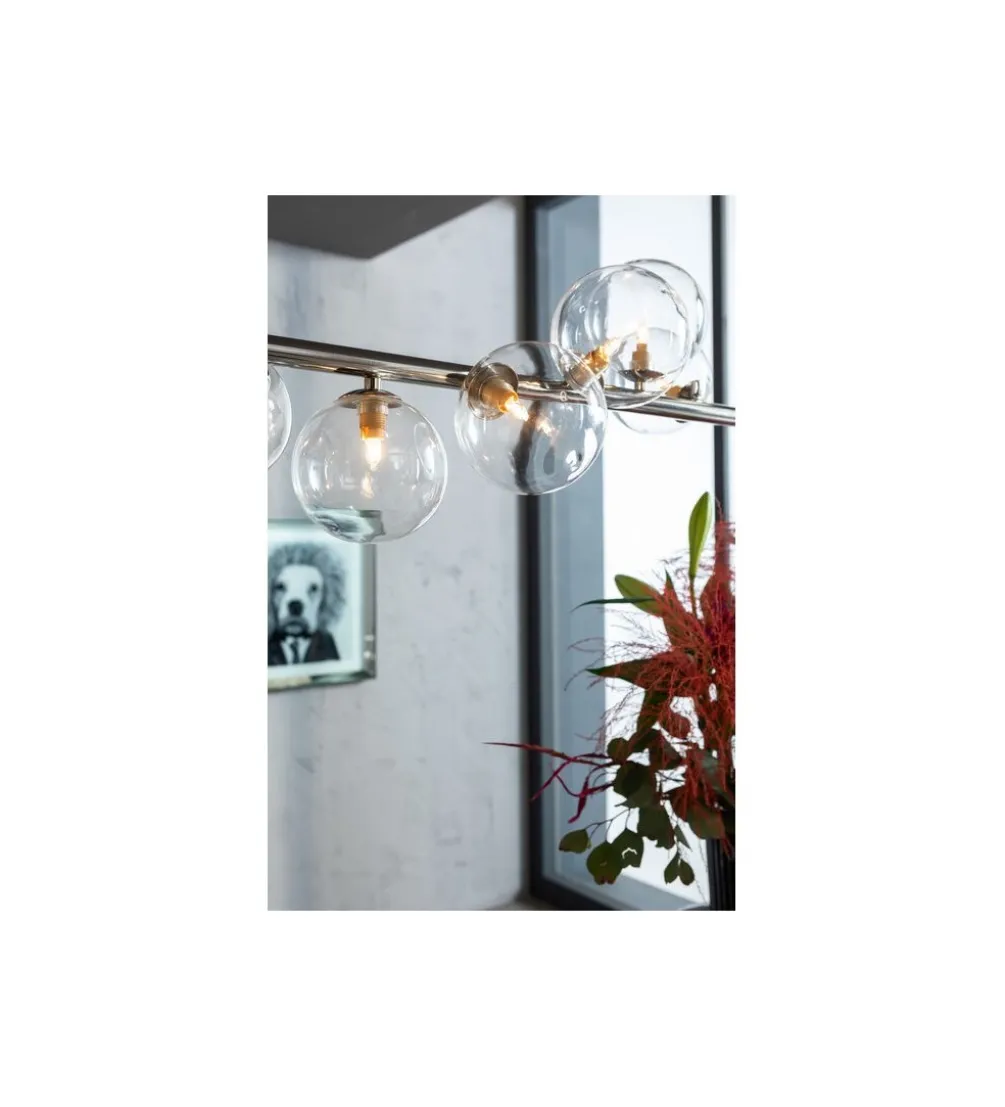 Lampa Wisząca Scala Balls Brass 155 Cm srebrna